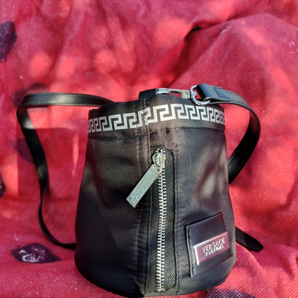 Versace Parfums Black Bucket Crossbody Bag - Picture 2 of 12